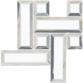 Mosaic Azure Blend Polished Gray Tile