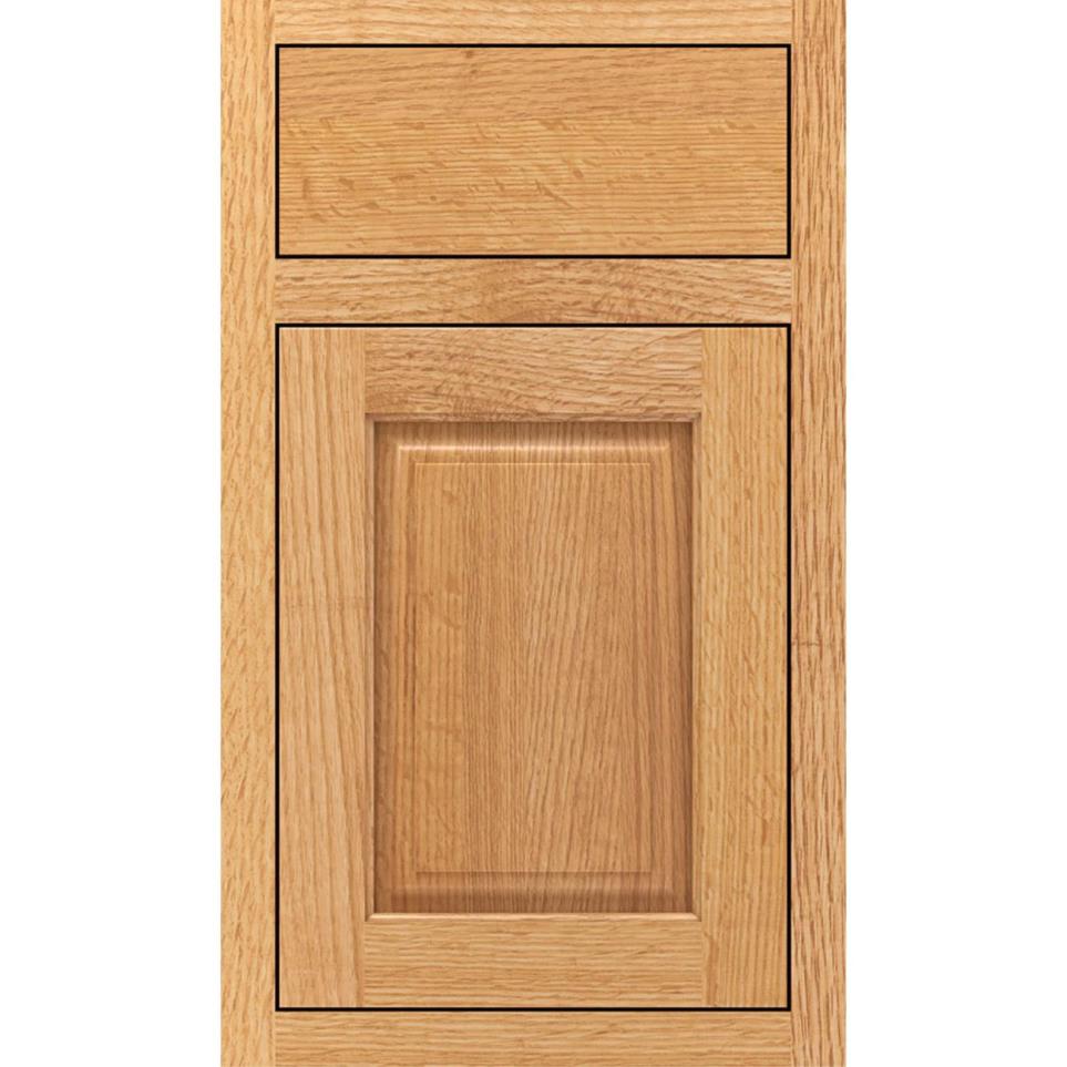 Square Natural Light Finish Square Cabinets