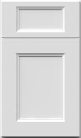 Square Frost Paint - White Square Cabinets
