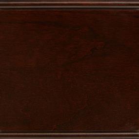 Square Ginger Snap Dark Finish Square Cabinets