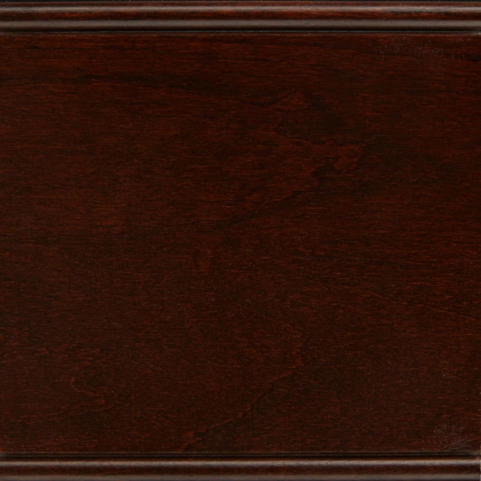 Square Ginger Snap Dark Finish Square Cabinets