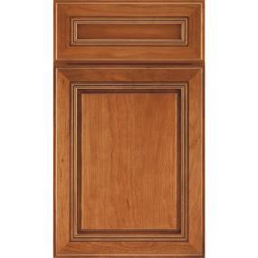 5 Piece Natural Toasted Almond Penned Glaze - Stain 5 Piece Cabinets