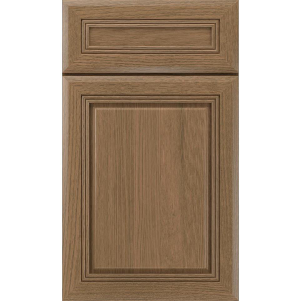 5 Piece Buckskin Medium Finish 5 Piece Cabinets