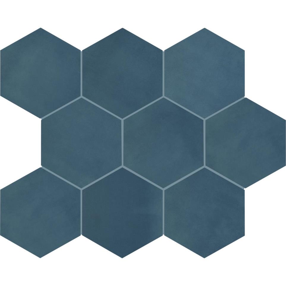 Tile Keepsake Blue Matte Blue Tile