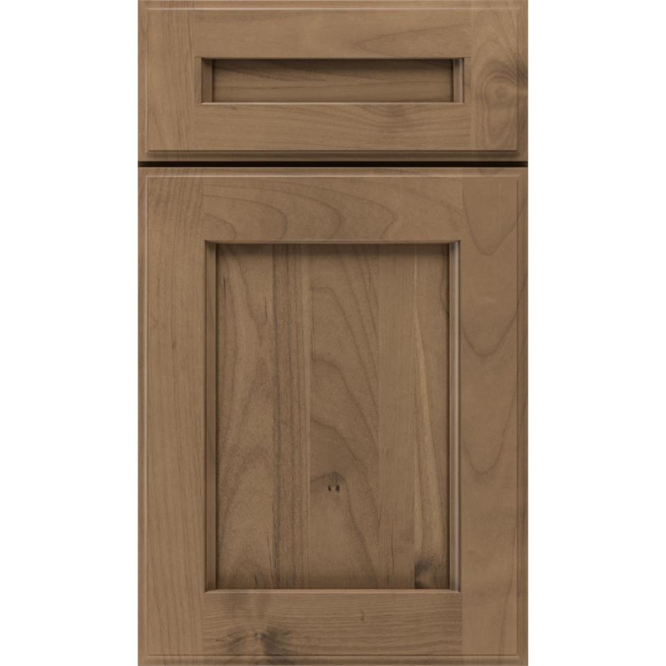 5 Piece Buckskin Medium Finish 5 Piece Cabinets