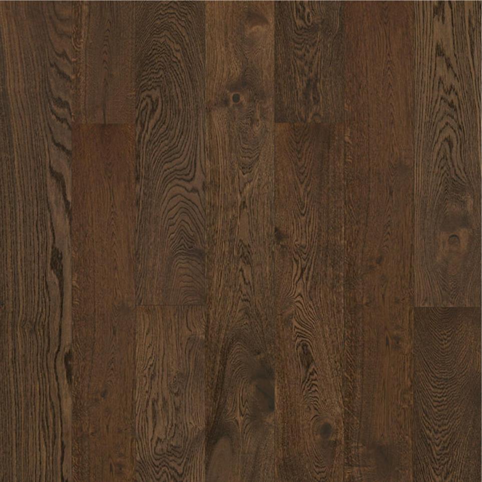 Plank Mission Brown Oak Dark Finish Hardwood