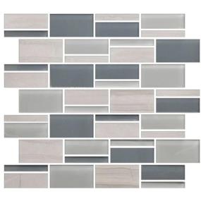 Mosaic Sea Cliff Blend Glass Blue Tile