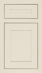 Inset Coconut Paint - White Inset Cabinets