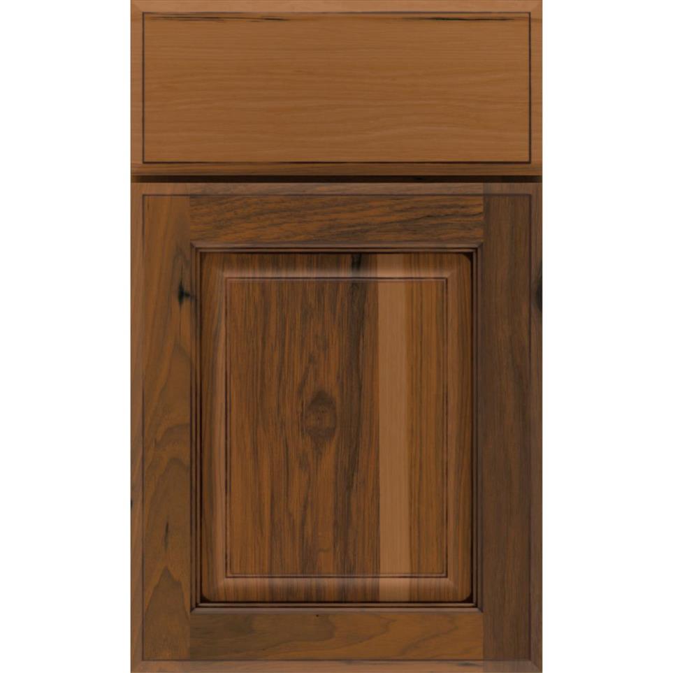 Square Coffee Medium Finish Square Cabinets