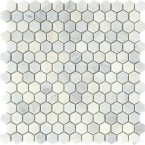 Mosaic Winter Frost White Tile