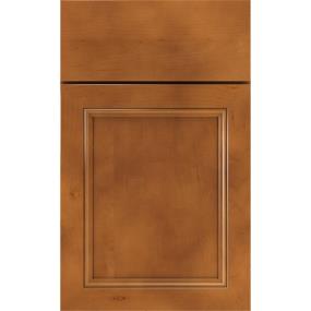 Square Cattail Medium Finish Square Cabinets