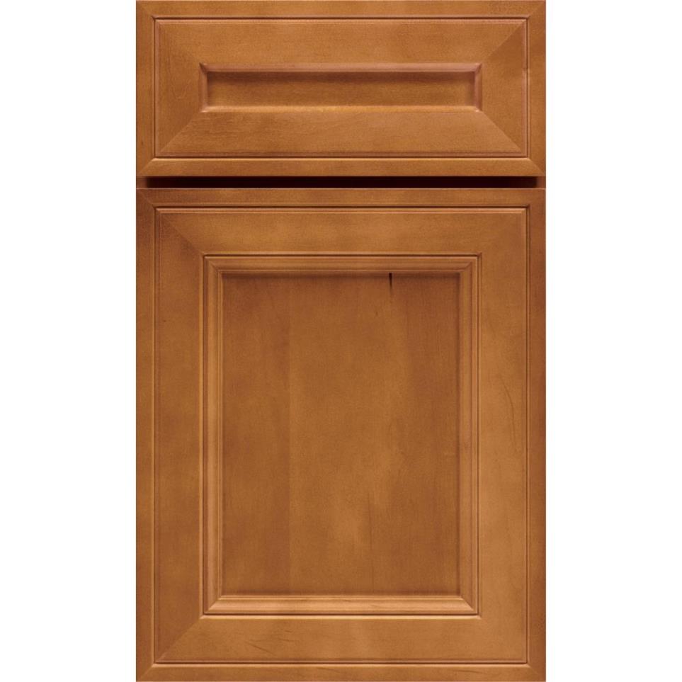 Square Cattail Medium Finish Square Cabinets