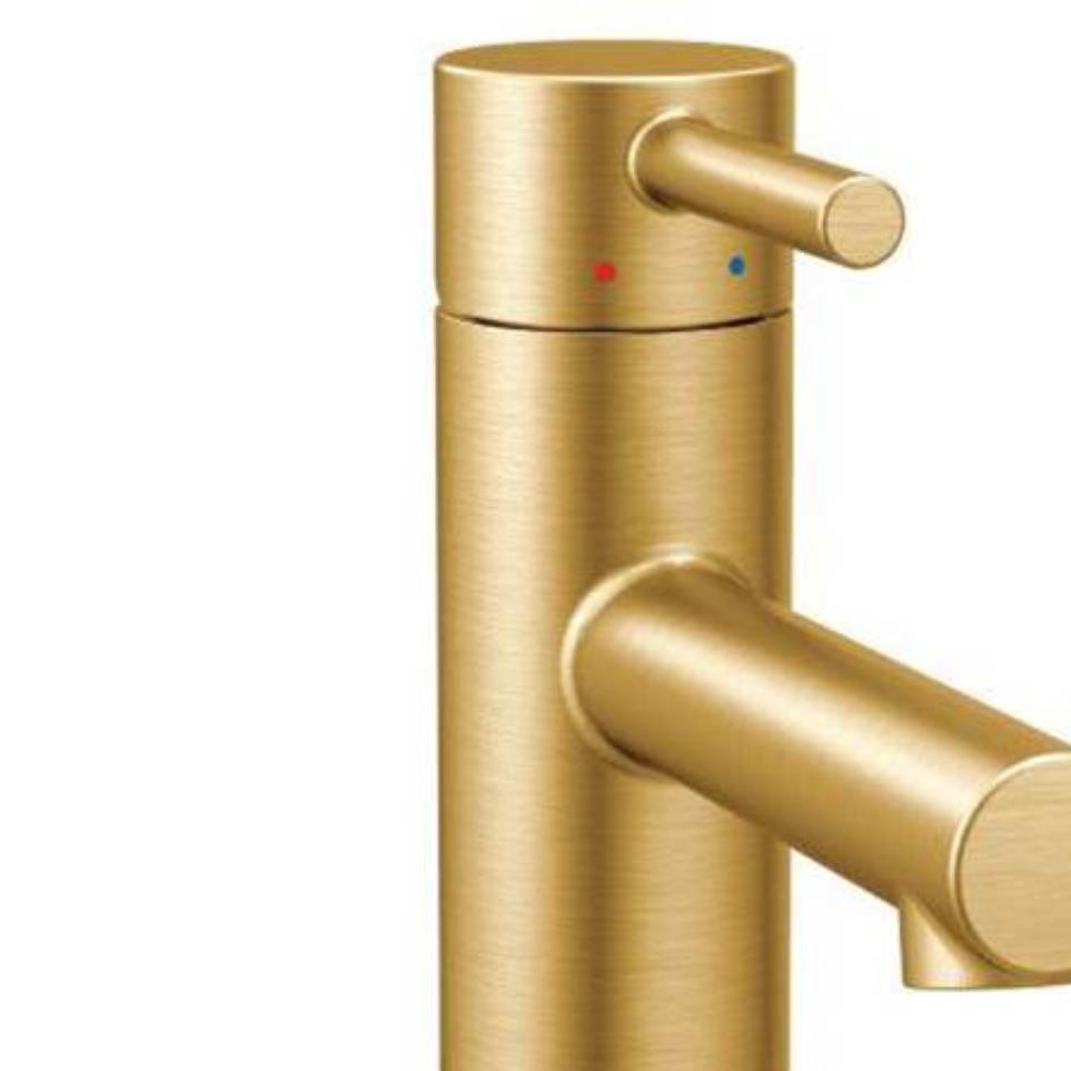 Bath Brushed Gold Brass / Gold Faucets