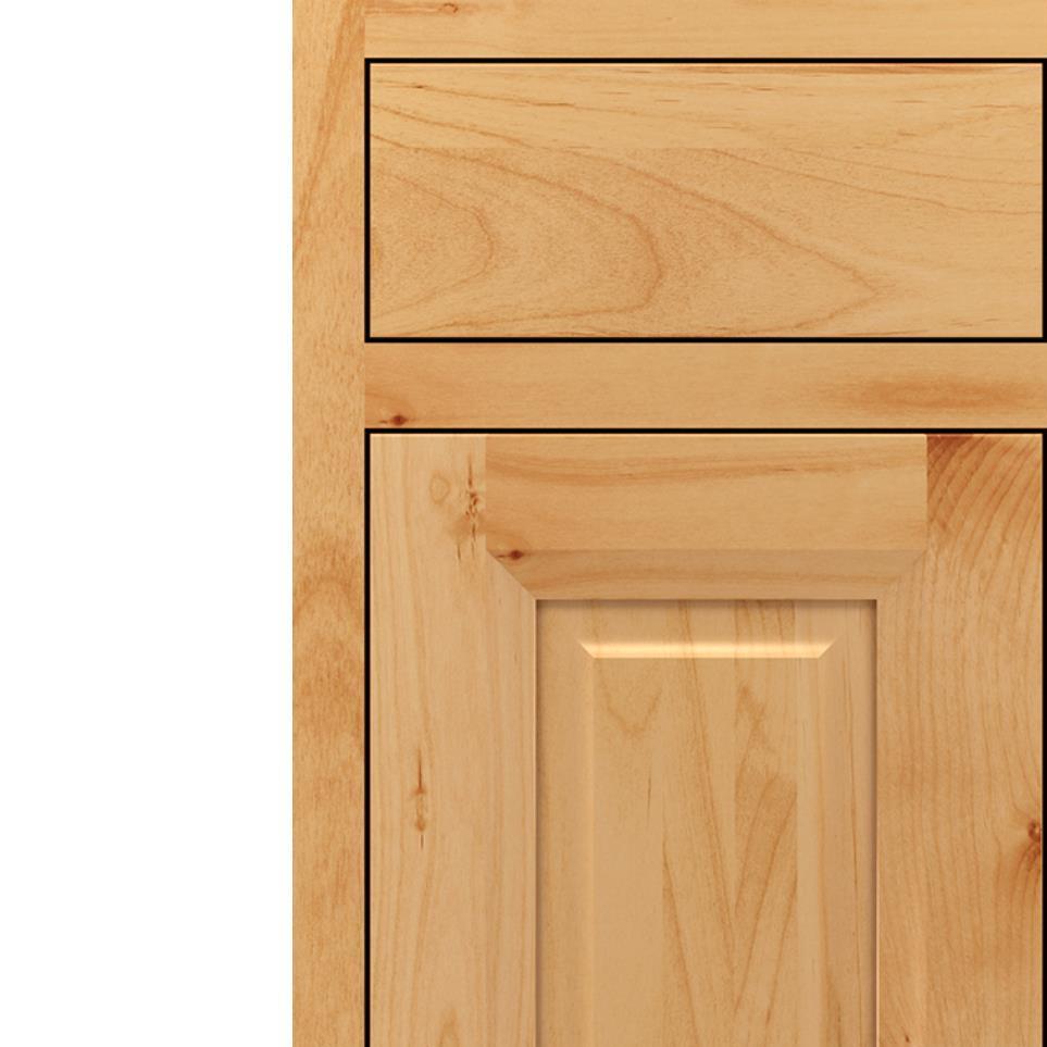 Inset Natural Light Finish Inset Cabinets