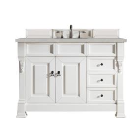 Base with Sink Top Bright White White Vanities