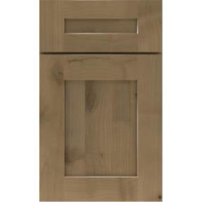 Square Buckskin Medium Finish Square Cabinets