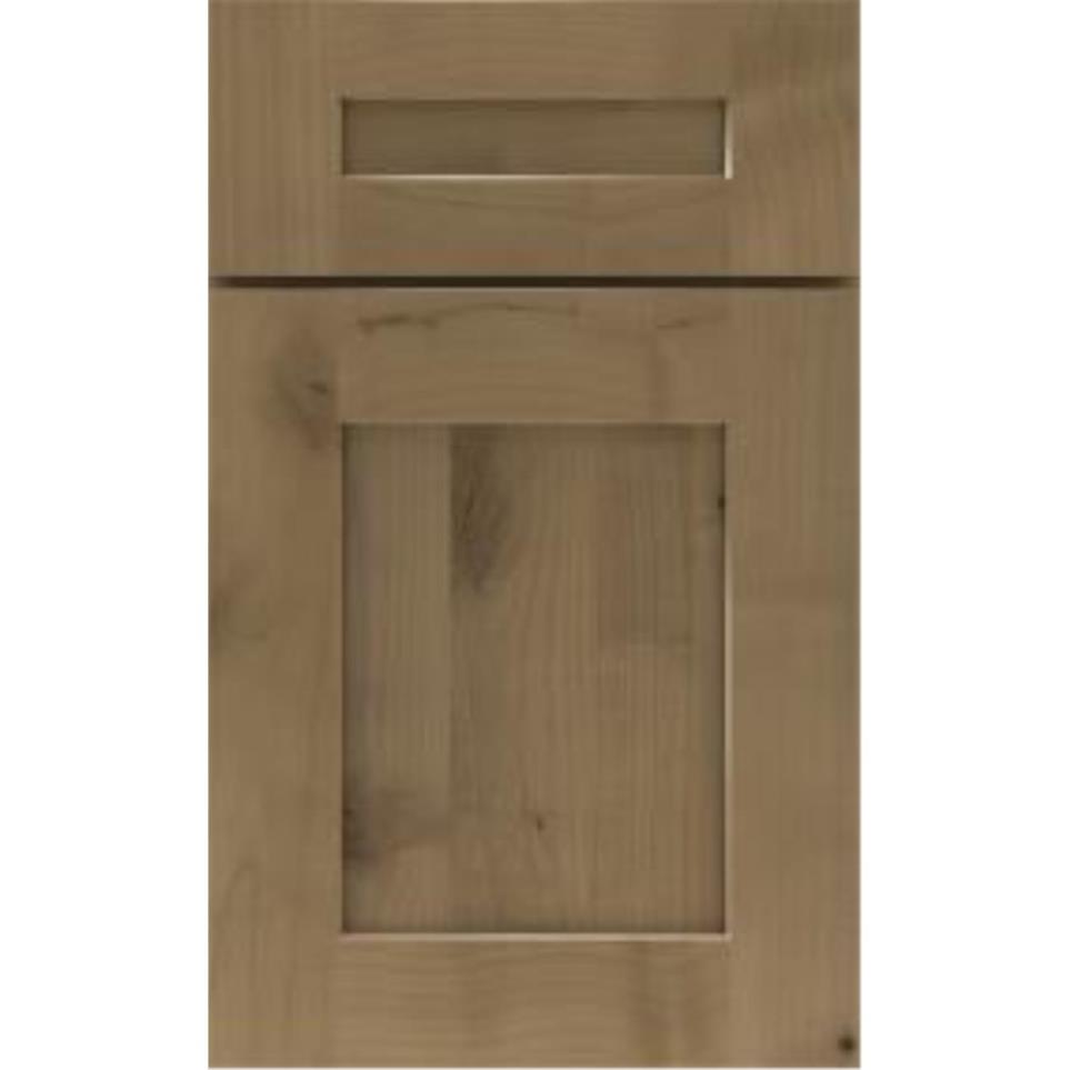 Square Buckskin Medium Finish Square Cabinets