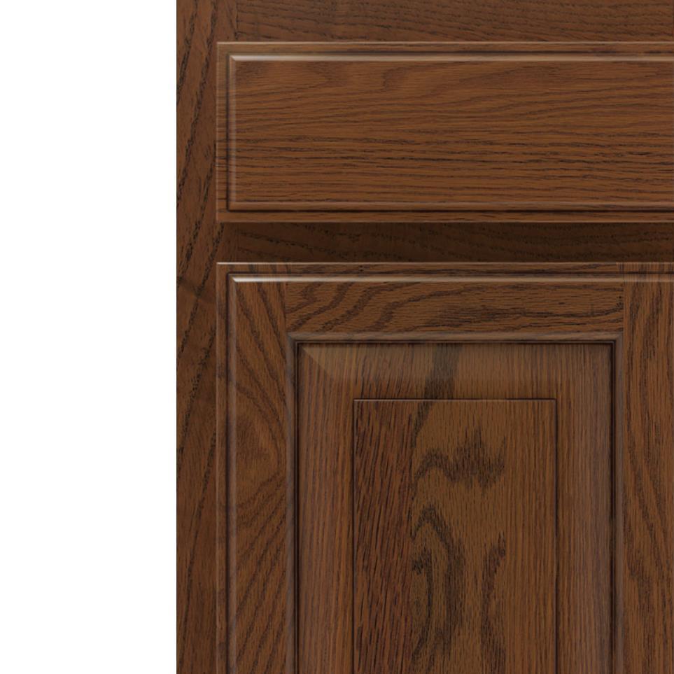 Square Black Forest Glaze - Stain Square Cabinets