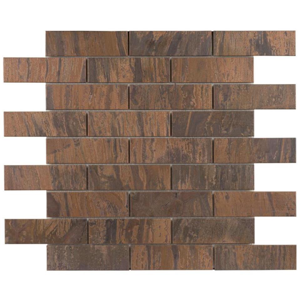 Mosaic Antique Copper Brown Tile