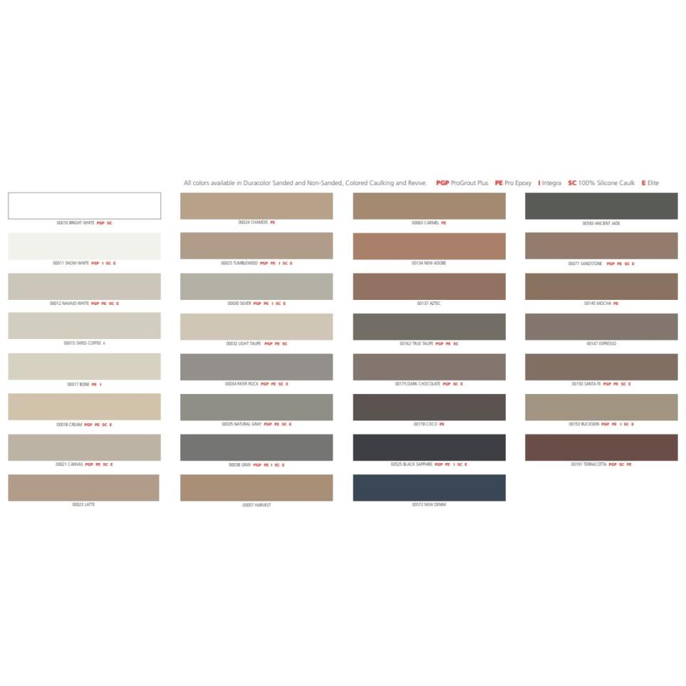 Sundries/Install Materials Light Taupe Beige/Tan Grout