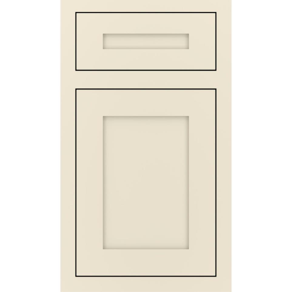 Inset Coconut Paint - White Inset Cabinets