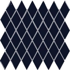 Mosaic Navy Glossy Blue Tile
