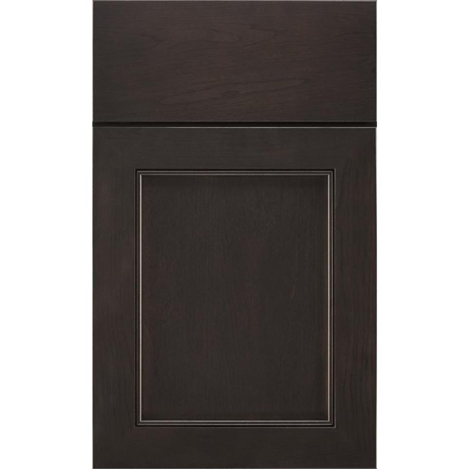 Square Storm Dark Finish Square Cabinets