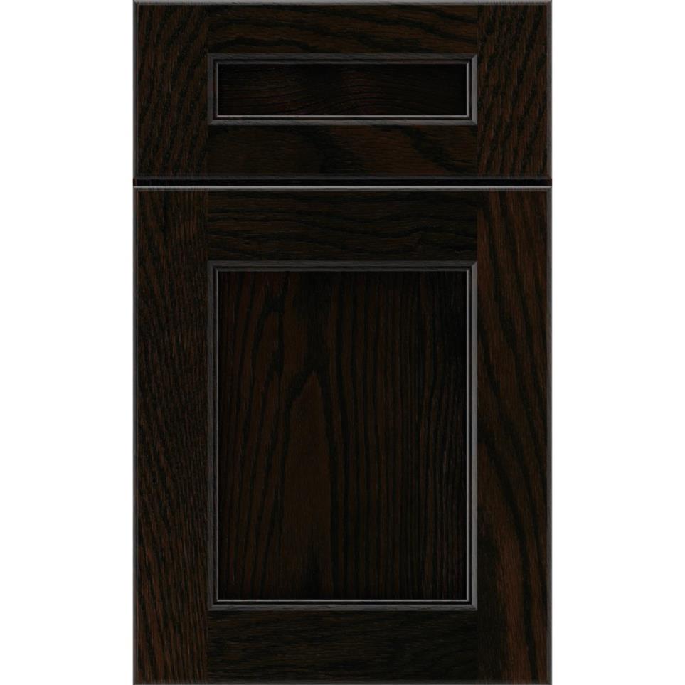 5 Piece Chocolate Dark Finish 5 Piece Cabinets