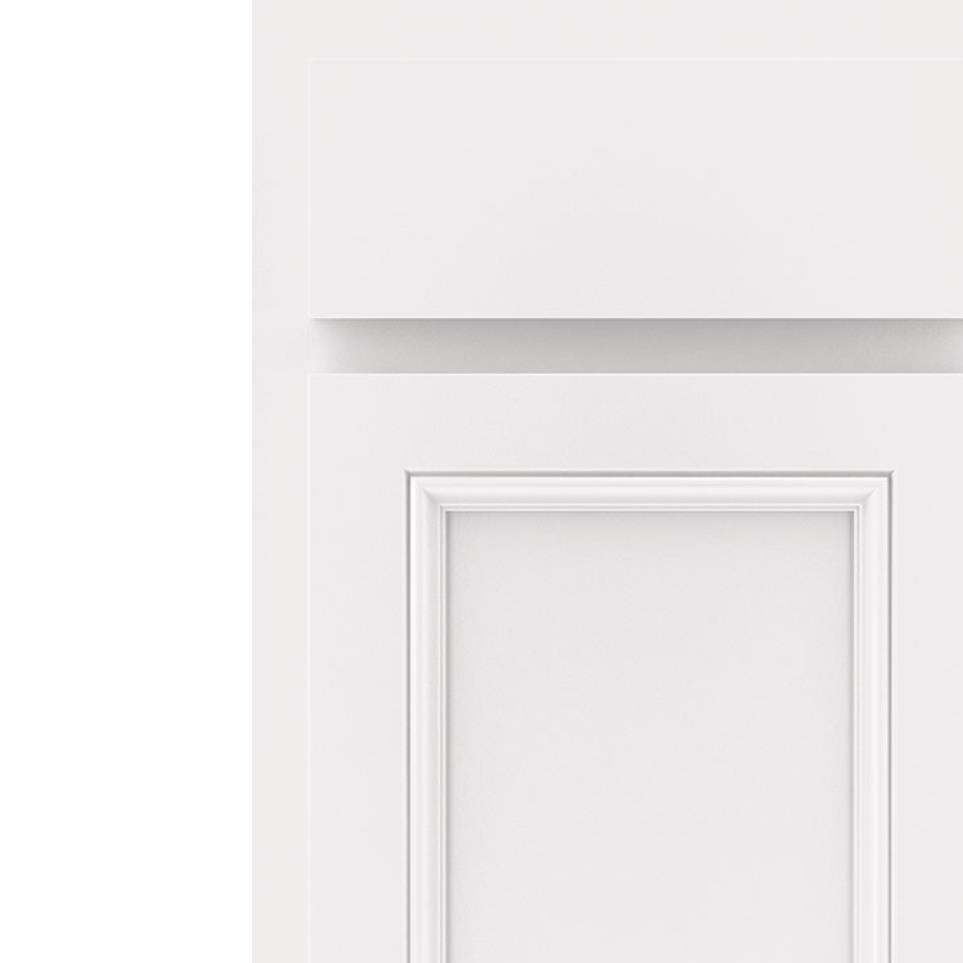 Square White Paint - White Square Cabinets