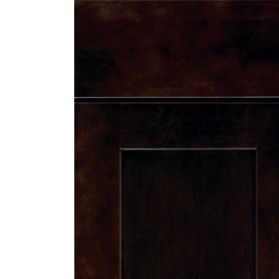 Square Chocolate Dark Finish Square Cabinets