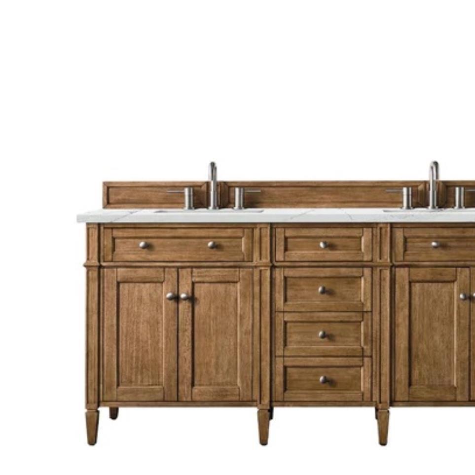 Base with Sink Top Saddle Brown Medium Finish Vanities