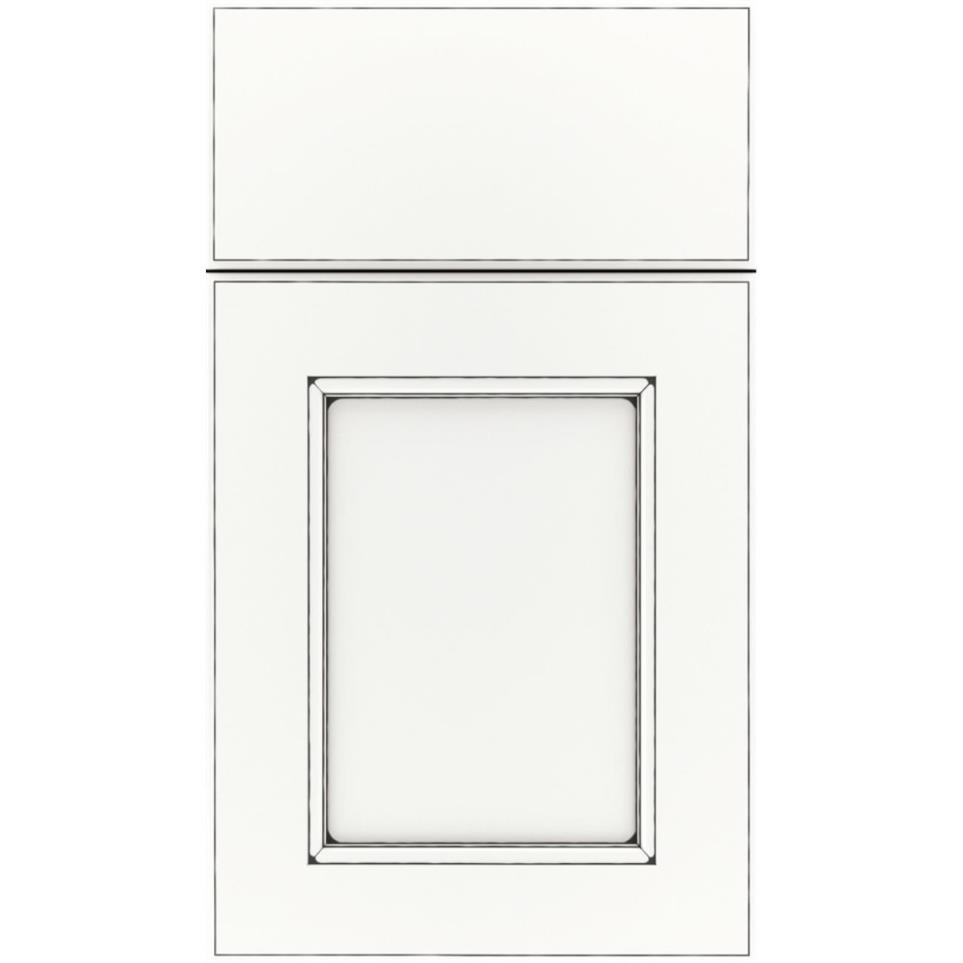 Square Whitecap Black Glaze Glaze - Paint Square Cabinets