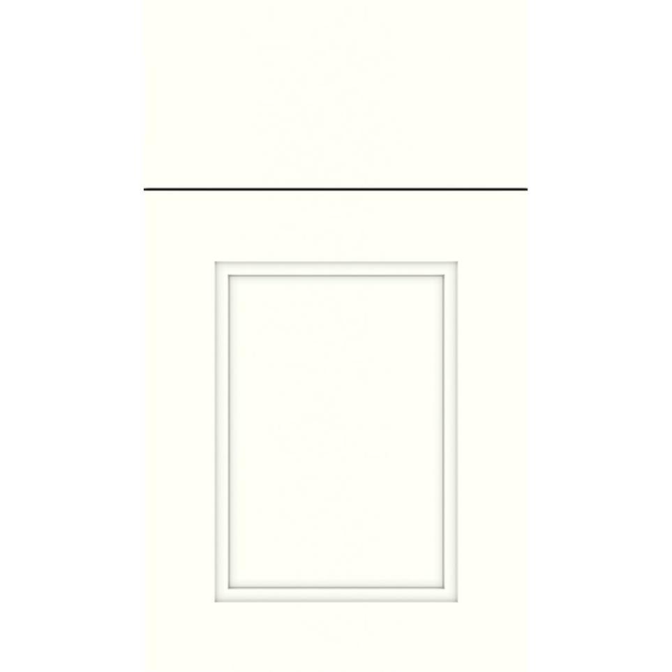 Square Alabaster Paint - White Square Cabinets