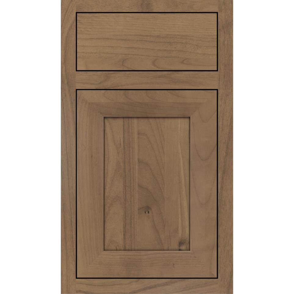 Inset Buckskin Medium Finish Inset Cabinets