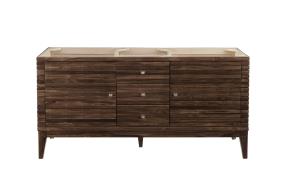 Base with Sink Top Mid Century Walnut Dark Finish Vanities