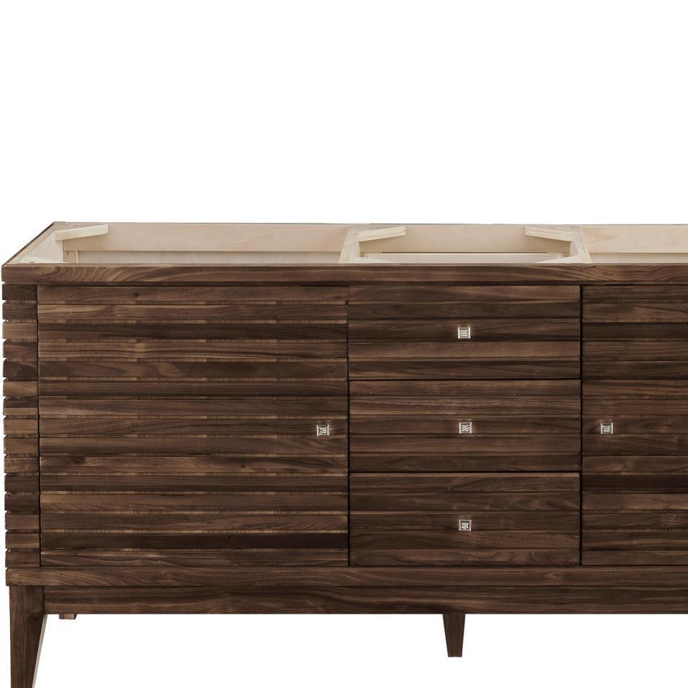 Base with Sink Top Mid Century Walnut Dark Finish Vanities