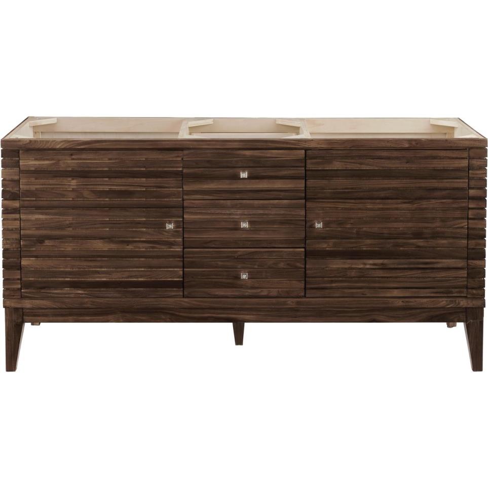 Base with Sink Top Mid Century Walnut Dark Finish Vanities