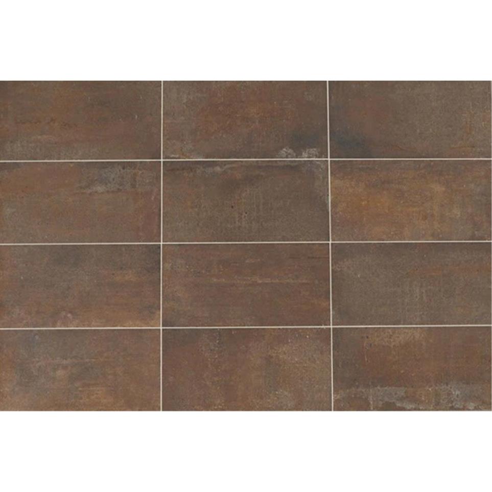 Tile Rusted Brown Matte Brown Tile