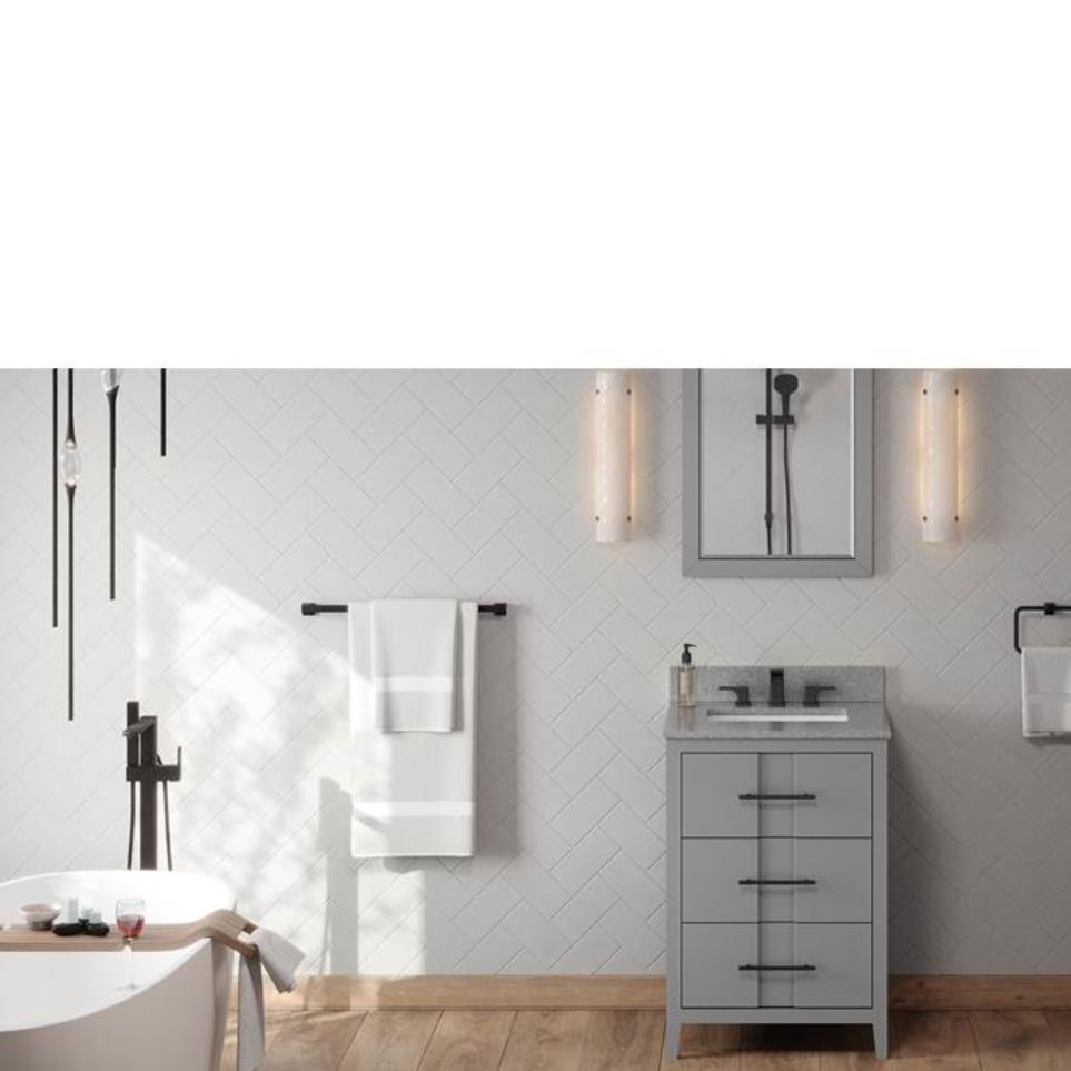 Base with Sink Top Grey Grey / Black Vanities