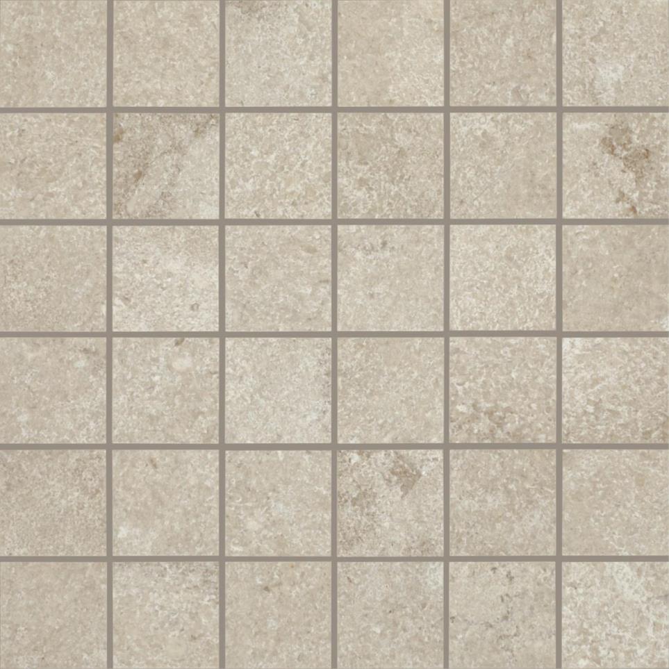 Mosaic Dawn Matte Beige/Tan Tile