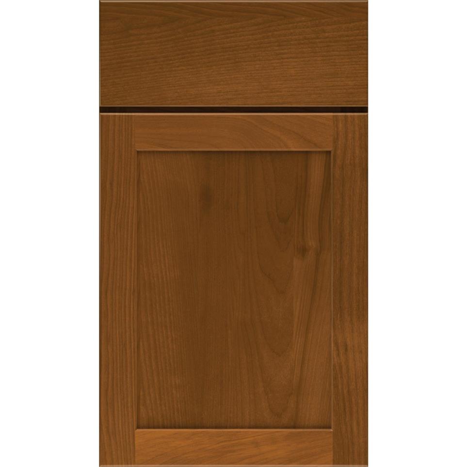 Square Saddle Medium Finish Square Cabinets