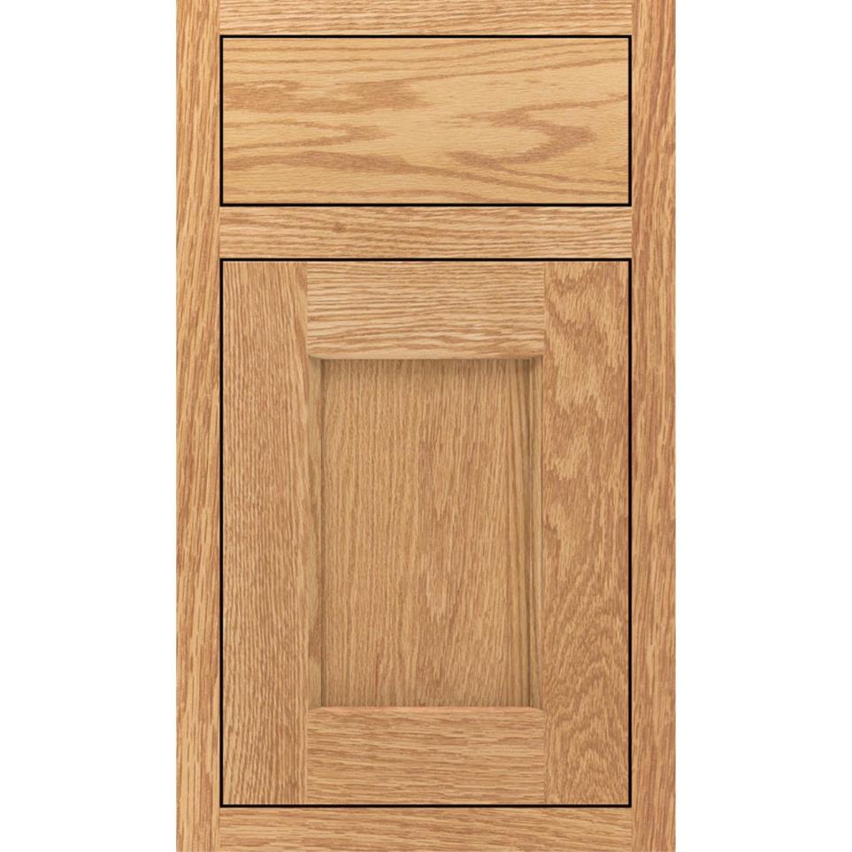 Square Natural Light Finish Square Cabinets