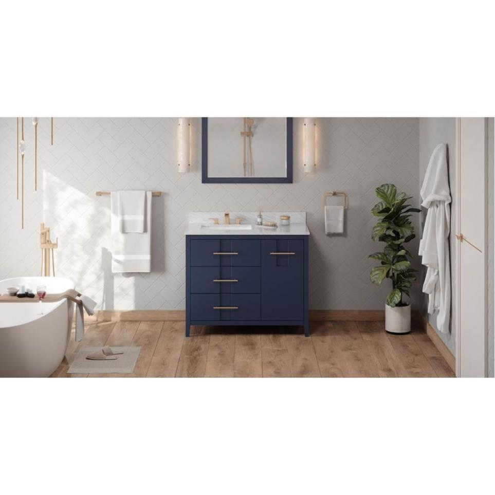 Base with Sink Top Hale Blue Blue / Purple Vanities