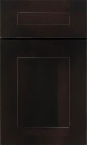 Square Chocolate Dark Finish Square Cabinets
