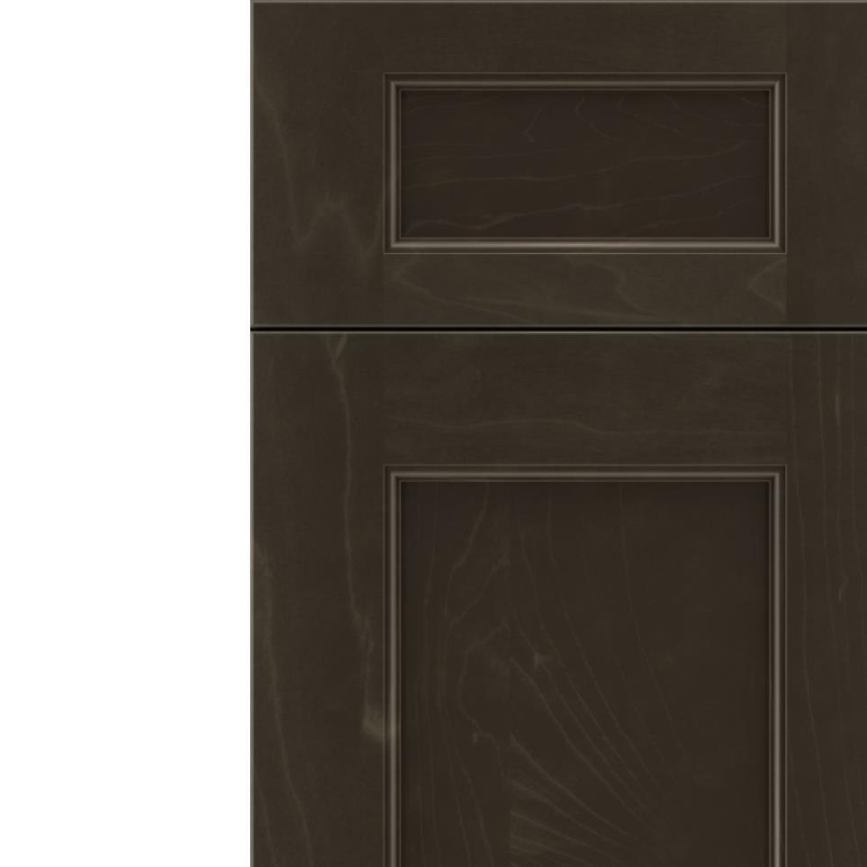 5 Piece Thunder Dark Finish 5 Piece Cabinets