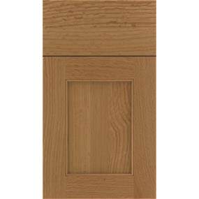 Square Ginger Light Finish Square Cabinets
