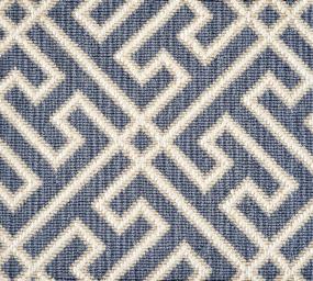 Pattern Denim Blue Carpet