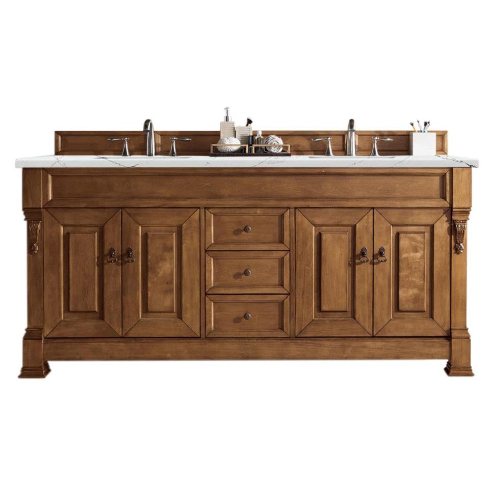 Base with Sink Top Country Oak Medium Finish Vanities