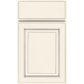 Square Coconut Slate Paint - White Square Cabinets