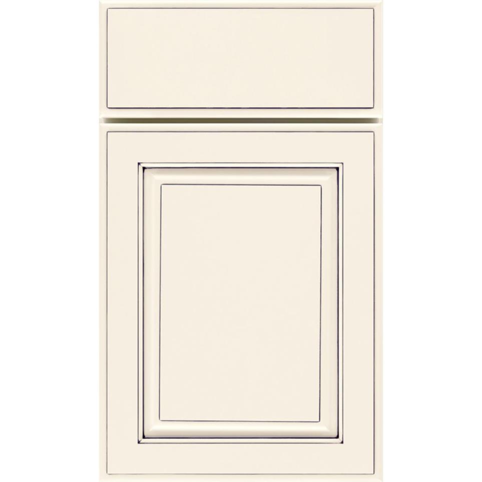 Square Coconut Slate Paint - White Square Cabinets